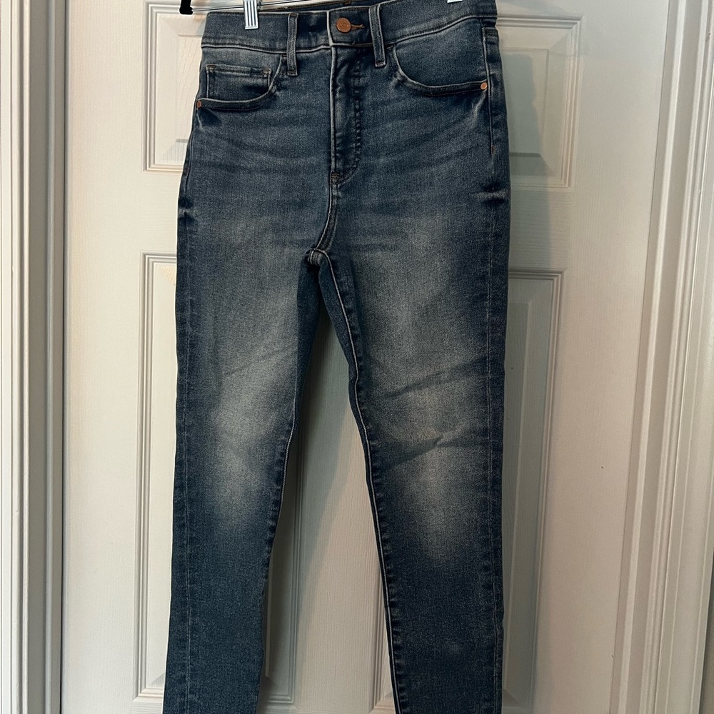 Express Dark Wash Skinny cropped Jeans